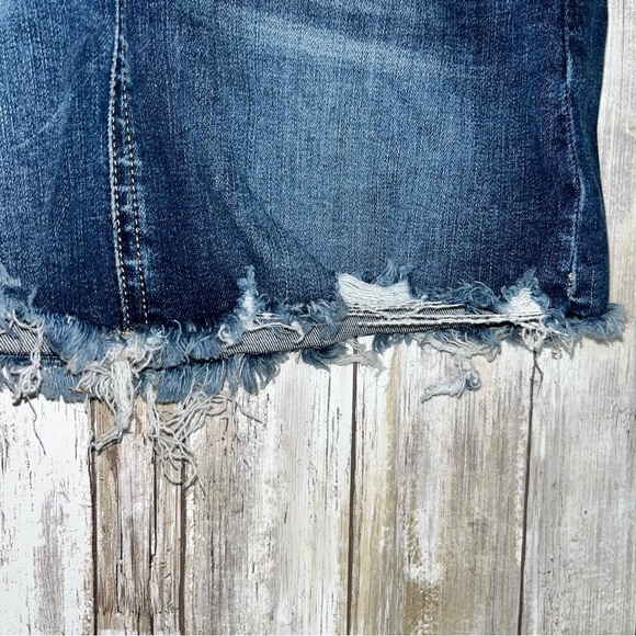 American Eagle Denim High Rise Mini Skirt - Picture 2 of 8